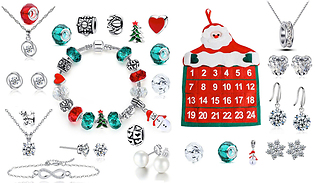 ﻿Jewellery Advent Calendar Made With Crystals From Swarovski
