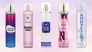 2-Pack of Ariana Grande Body Mists - 5 Scents