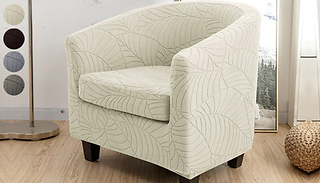 2-Piece Stretch Armchair Anti-Spill Slipcover Set - 4 Colours