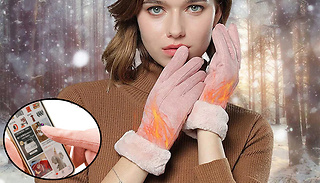Heated USB Charging Touchscreen Warm Gloves