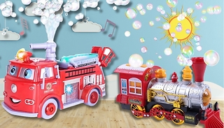 Kid's Bubble Blowing Music Toy - 2 Styles 