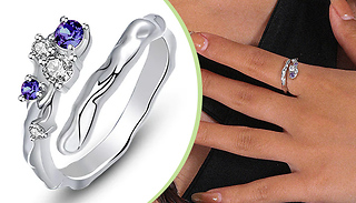 Women's 925 Sterling Silver Twisted Ring