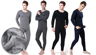 2-Piece Men's Thermal Underwear Set - 4 Colours & 5 Sizes