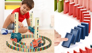 Kids Electric Domino Train - 2 Colours