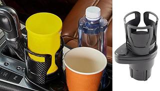 Dual Car Cup Holder Expander - 2 Colours