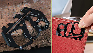 23-In-1 Stainless Steel Camping Card Multitool