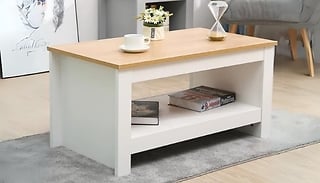 Coffee Table With Storage Bottom 