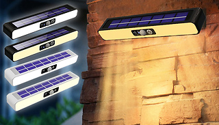Solar Powered Motion Sense LED Garden Flood Lights - 4 Options