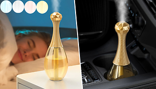 300ml LED Ultrasonic Air Humidifier - 4 Colours