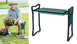 Foldable Gardening Stool with Tool Bag