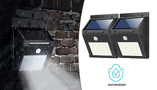 Motion-Detecting Solar LED Security Light - 1, 2, or 4