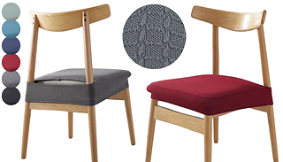 4-Piece Stretchy Seat Covers - 6 Colours