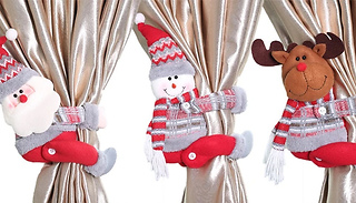 Christmas Decoration Curtain Holder - 3 Designs