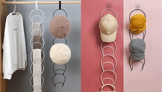 5 Tier Metal Wall Hanging Clothes Holder - 2 Colours