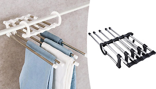 5-in-1 Space Saving Non-Slip Clothes Hanger - 2 Colours