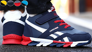 Kids or Adults Warm Faux Fur Lined Ankle Sneakers - 13 Sizes & 4 Colou ...