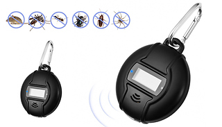 Solar or USB-Powered Portable Insect Repeller