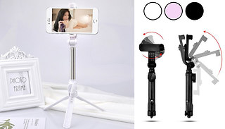 Multi-Functional Tripod Selfie Stick - 3 Colours