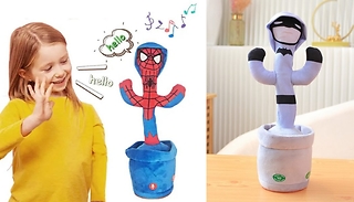 Dancing Superhero Inspired Plush Toy - 4 Colours, 2 Options