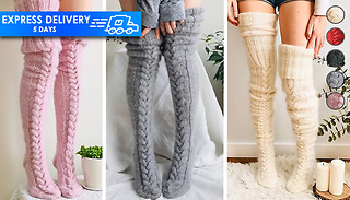 Long Knitted Warm Socks - 5 Colours