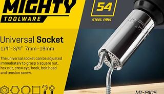 Universal Socket Wrench - Set Gator Grip 7-19mm