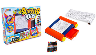 Scroller Desk Colouring Set