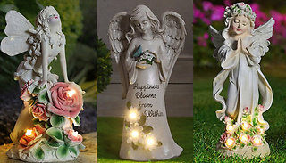 Mini Solar-Powered Angel Garden Decorative Light - 3 Styles