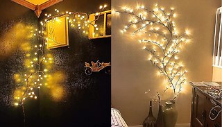 48 or 144-Lights Flexible Christmas Vines - 3 Colours 