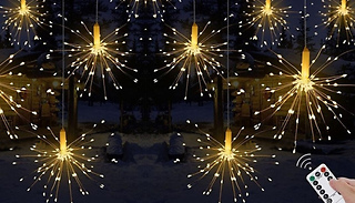 Remote Control Starburst String Lights - Warm or White Light