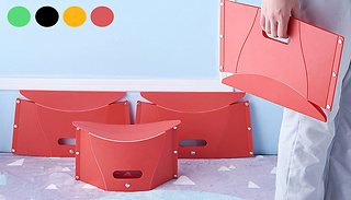 2-in-1 Lightweight Travel Stool & Storage Bag - 4 Colours