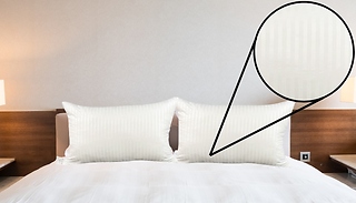Satin Stripe Hotel Pillows - 1, 2 or 4-Pack