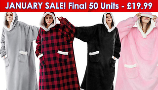 Oversized Lazy Poncho Hoodie - 5 Colours
