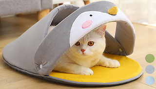Cartoon Animal Slipper Shape Pet Bed - 3 Designs