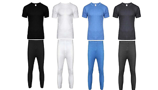 Full Body Winter Warm Thermal Underwear Set - 2 Options & 5 Sizes