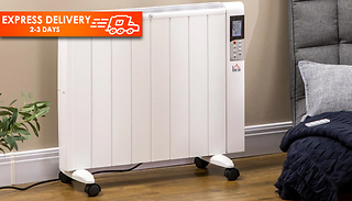 Portable Electric Radiator with Timer & Remote Control
