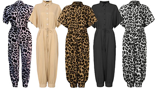 Drawstring Jumpsuit - 5 Colours & 8 Sizes