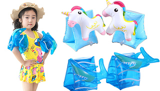 Children's Inflatable Swimming Arm Bands - 2 Designs