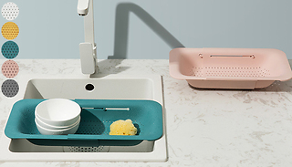 Retractable Kitchen Draining Storage Rack - 5 Colours