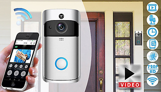 3-in-1 Smartphone-Connected HD Video Doorbell with Intercom - 3 Upgrad ...