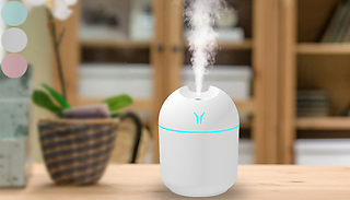 Mini Portable 250ml Air Humidifier - 3 Colours