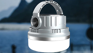 Solar Camping Hanging Rechargeable Lamp - 2 Colours & 2 Options