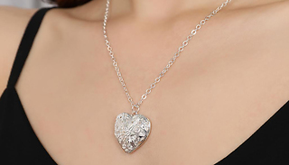 Vintage Style Heart Necklace - 2 Colours