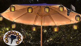 Flickering Flame Lantern Solar String Lights - 2 Options