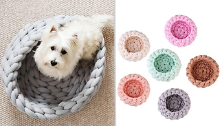 Knit Design Pet Nest Bed - 6 Colours & 3 Sizes