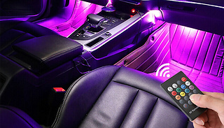 LED Music-Sync Car Light Kit With Remote