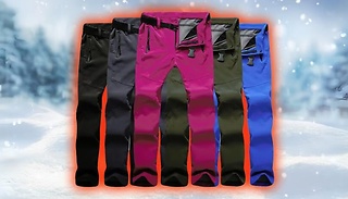 Fleece Lined Waterproof Trousers - Men's & Womens Sizes!