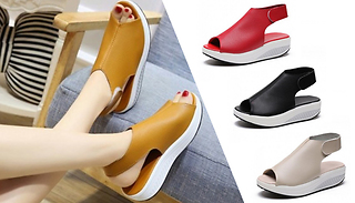 Women’s Comfortable Platform Sandals - 4 Colours & 6 Sizes