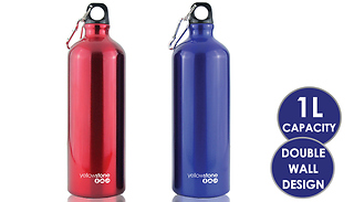 Yellowstone Double Wall Metal Water Bottle 1L
