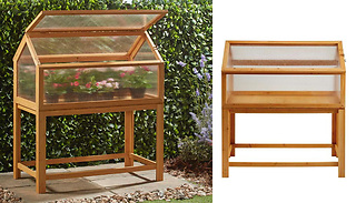 Garden Grow Raised Wooden Cold Frame