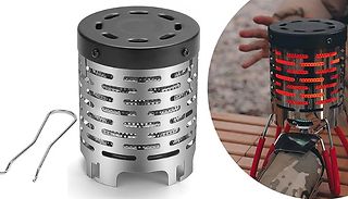 Mini Stainless Steel Camping Stove & Heater